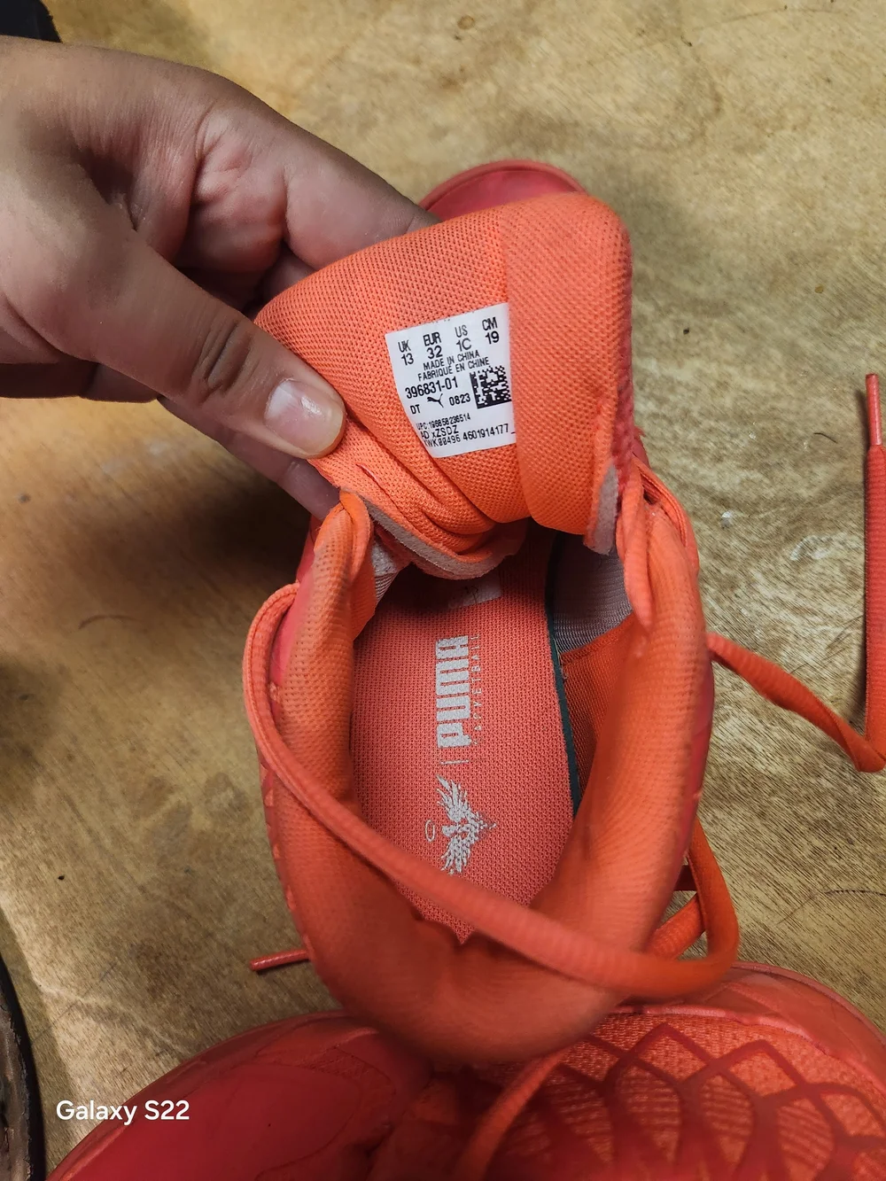 Puma Kids Red Athletic Sneakers